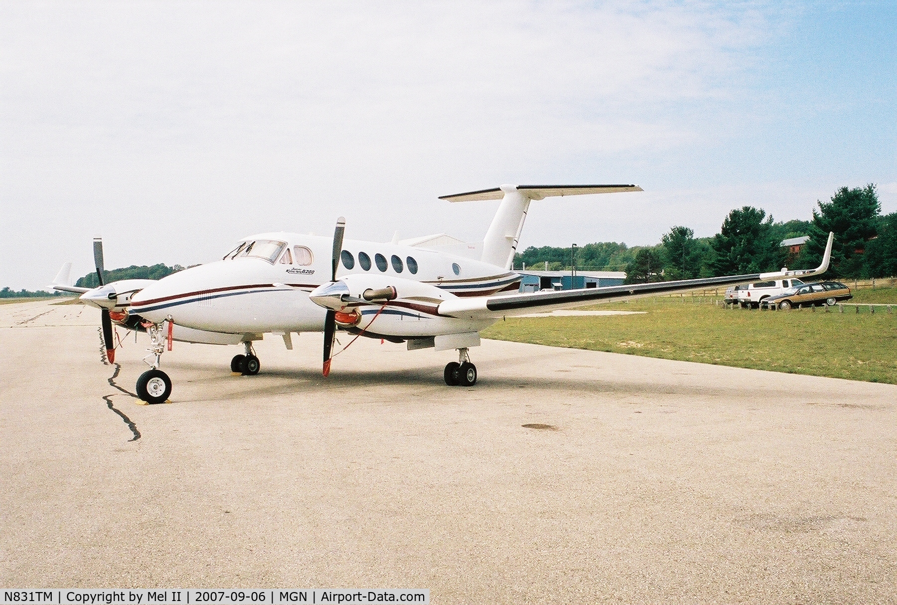 N831TM, 1998 Raytheon Aircraft Company B200 C/N BB-1635, Parked @ Harbor Springs Airport (MGN)