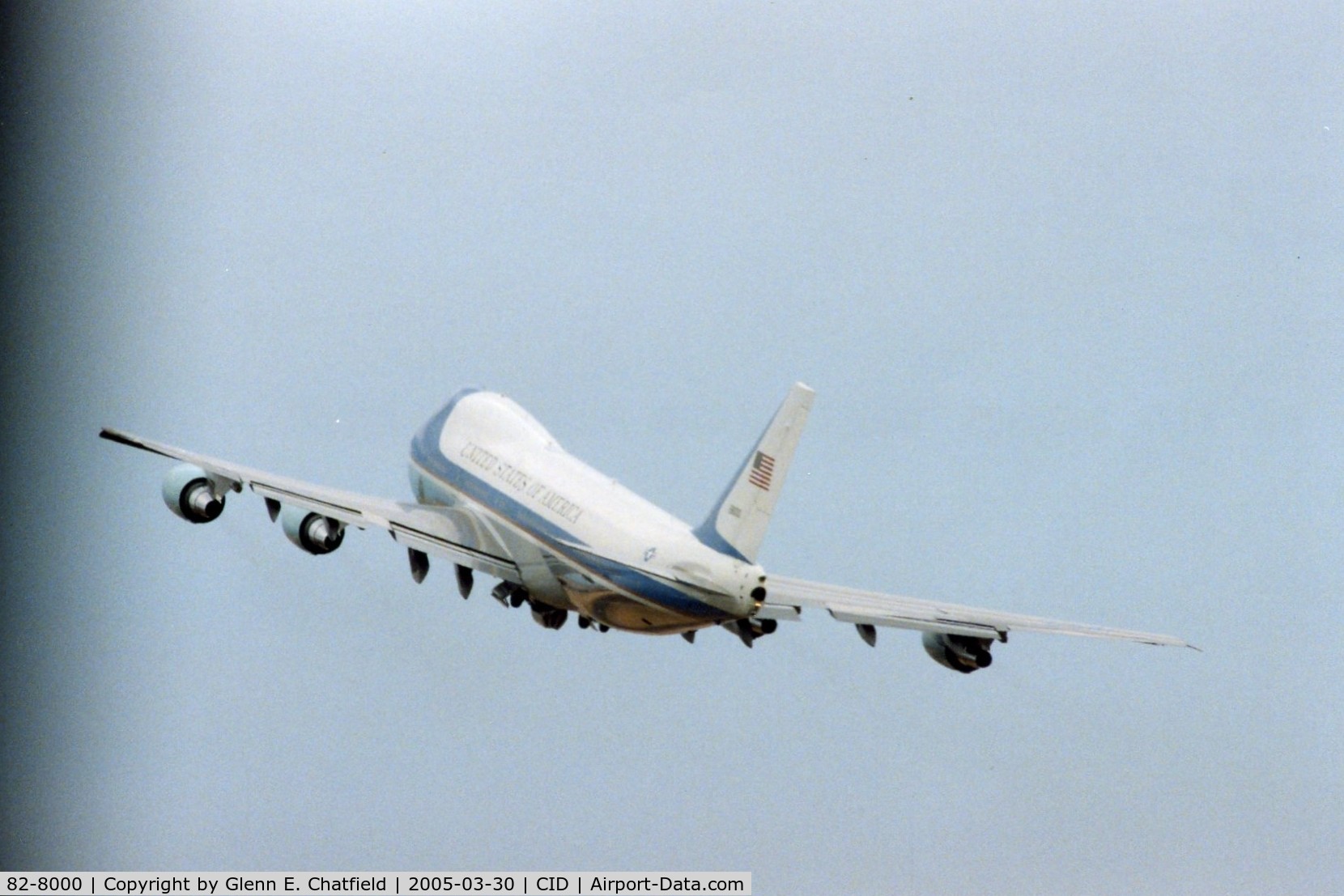 82-8000, 1987 Boeing VC-25A (747-2G4B) C/N 23824, Air Force One 