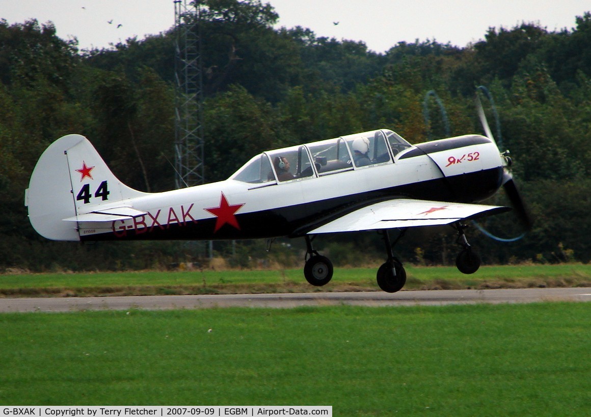G-BXAK, 1981 Bacau Yak-52 C/N 811508, Yak52