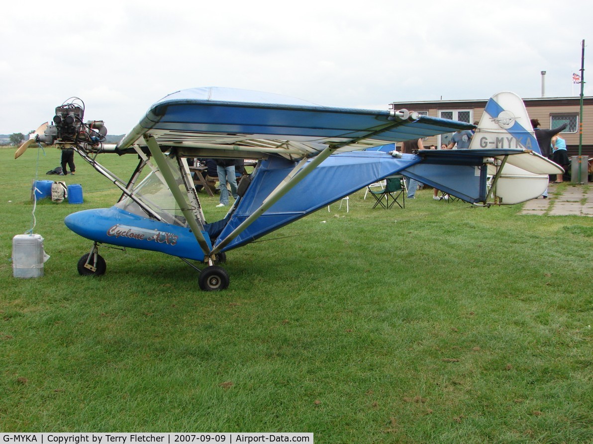 G-MYKA, 1993 Cyclone Airsports AX3/503 C/N C 3013086, Otherton Microlight Fly-in Staffordshire , UK