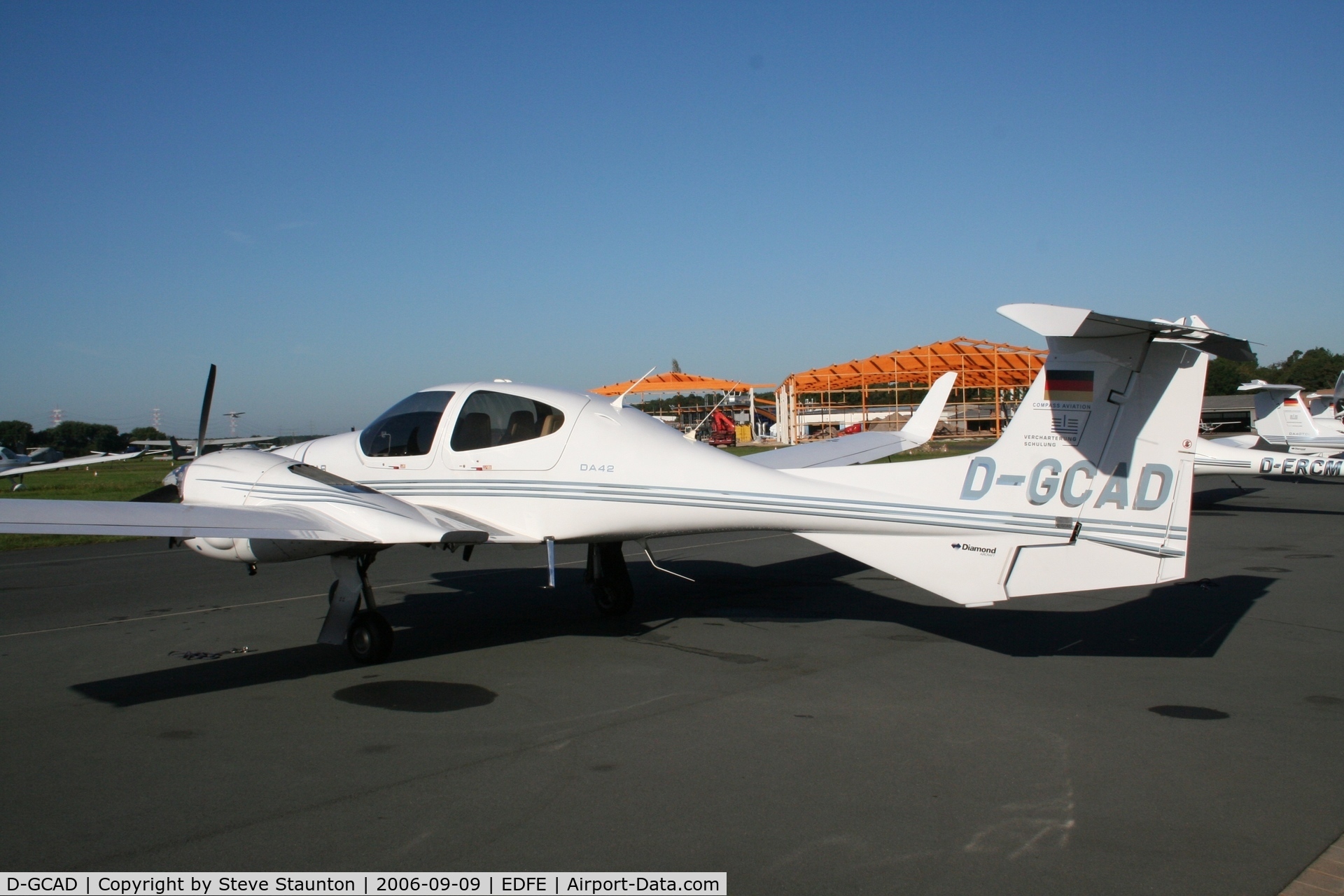 D-GCAD, 2005 Diamond DA-42 Twin Star C/N 42.011, Taken at Egelsbach September 2006