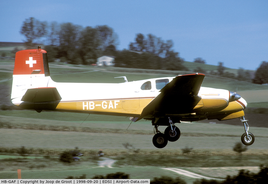 HB-GAF, 1955 Beech C-50 Twin Bonanza C/N CH-144, Sold as N207AF
