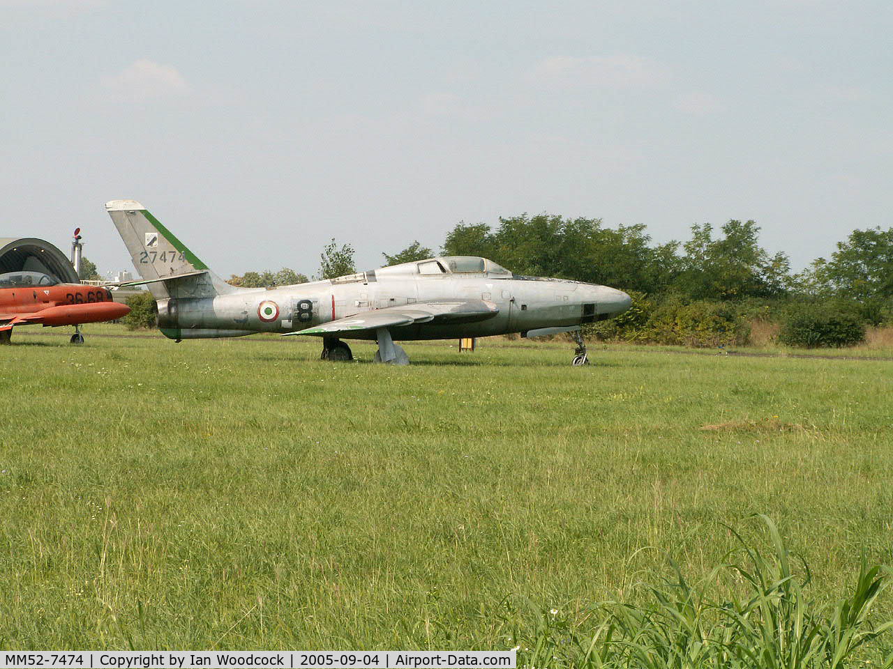 MM52-7474, 1952 Republic RF-84F Thunderflash C/N Not found (52-7474), Republic RF-84F/Preserved/Rivolto-Udine (composite airframe,parts of 52-7463)