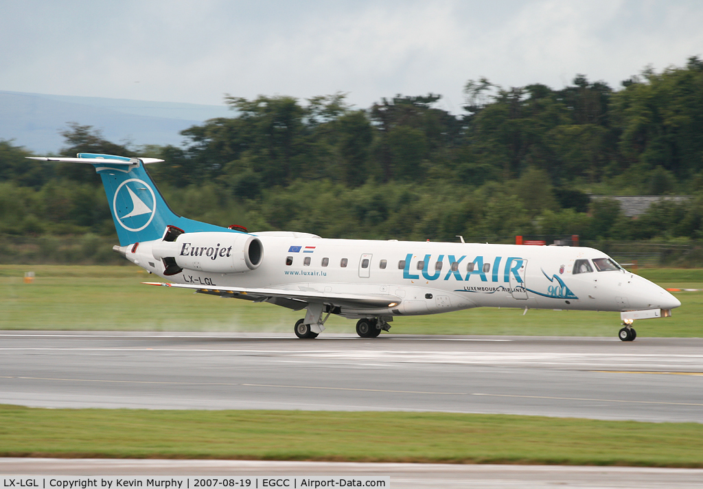 LX-LGL, 2005 Embraer ERJ-135LR (EMB-135LR) C/N 14500893, Luxair Embraer