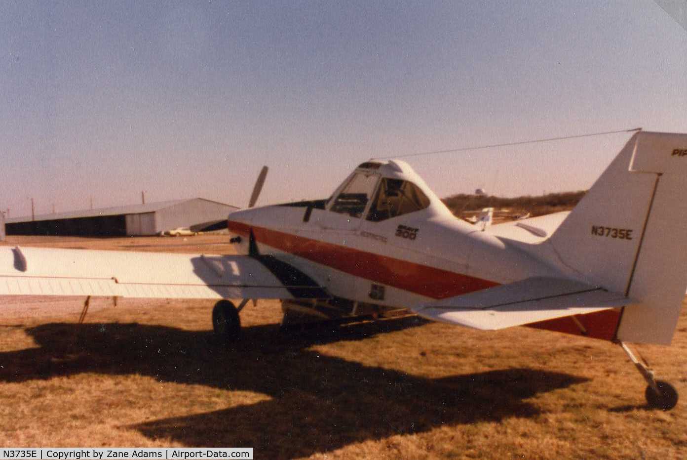 N3735E, Piper PA-36-300 Pawnee Brave C/N 367960059, Aerial Applicator @ 1985 at former Mangham, Ft. Worth