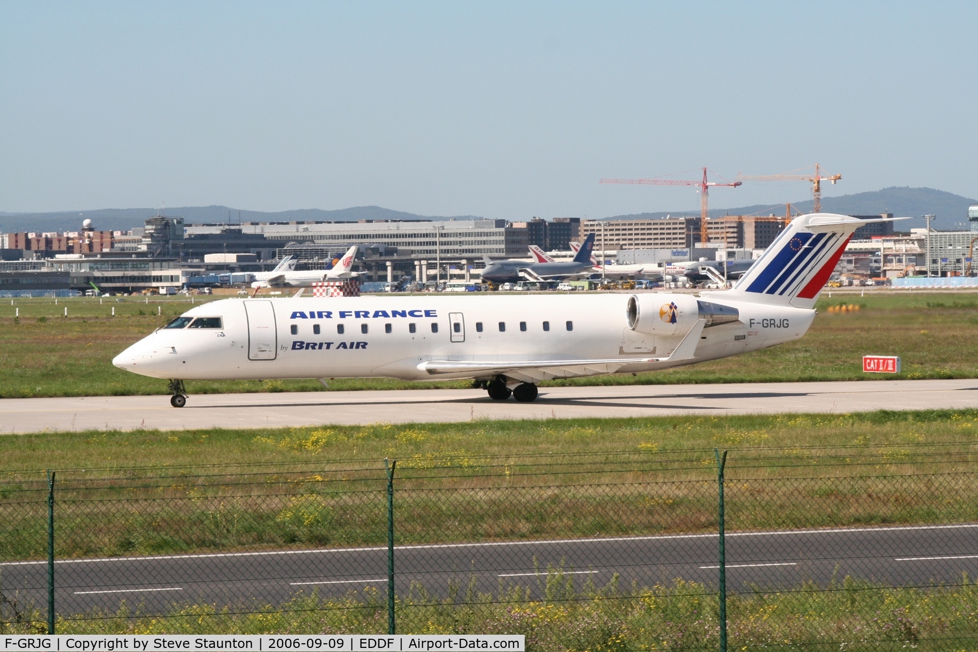 F-GRJG, 1996 Canadair CRJ-100ER (CL-600-2B19) C/N 7143, Taken at Frankfurt September 2006