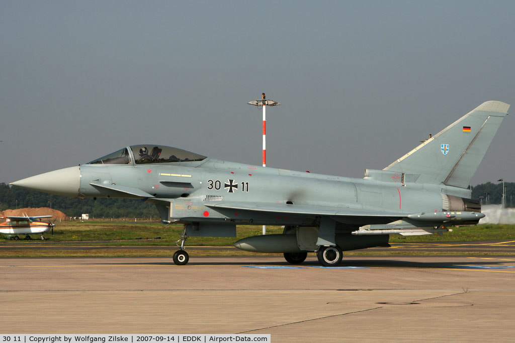 30 11, Eurofighter EF-2000 Typhoon S C/N GS005, visitor