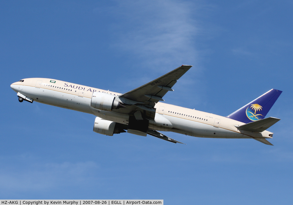 HZ-AKG, 1998 Boeing 777-268/ER C/N 28350, Saudi 777