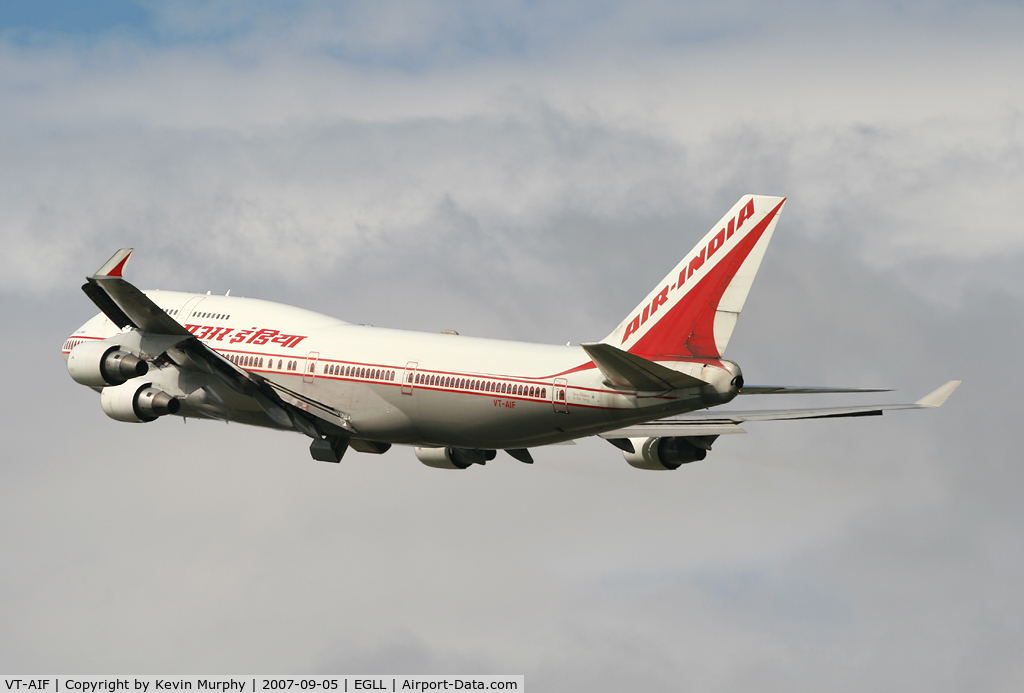 VT-AIF, 1990 Boeing 747-412 C/N 24066, Indian 747