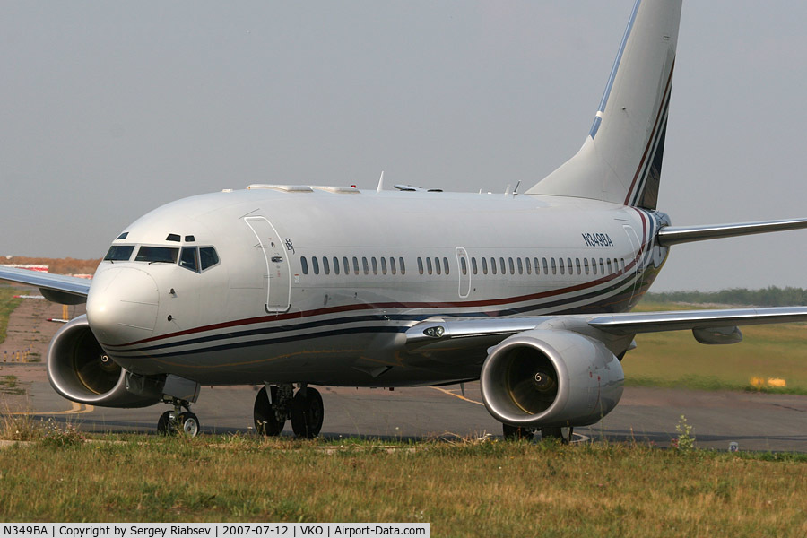 N349BA, 2000 Boeing 737-73Q C/N 30789, Taken at VKO