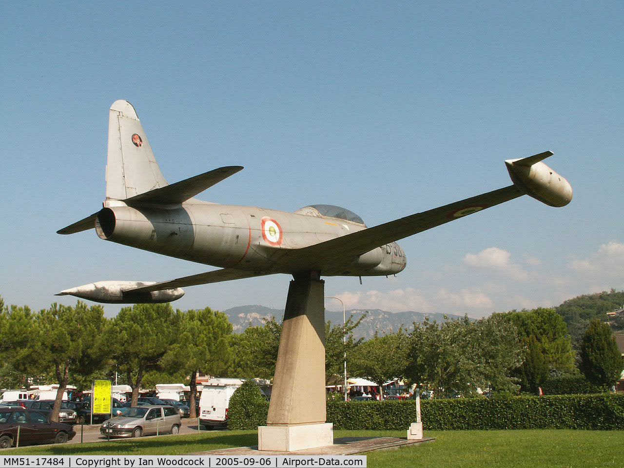 MM51-17484, 1951 Lockheed T-33A Shooting Star C/N 580-7378, Lockheed T-33A/Preserved/Rezzato-Town