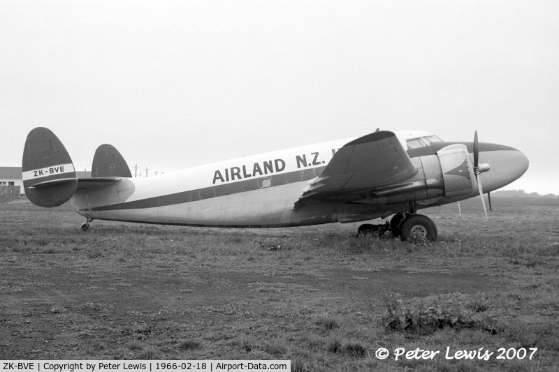 ZK-BVE, Lockheed 18-56 Lodestar C/N 2020, ex BOAC aircraft, working as a topdressor