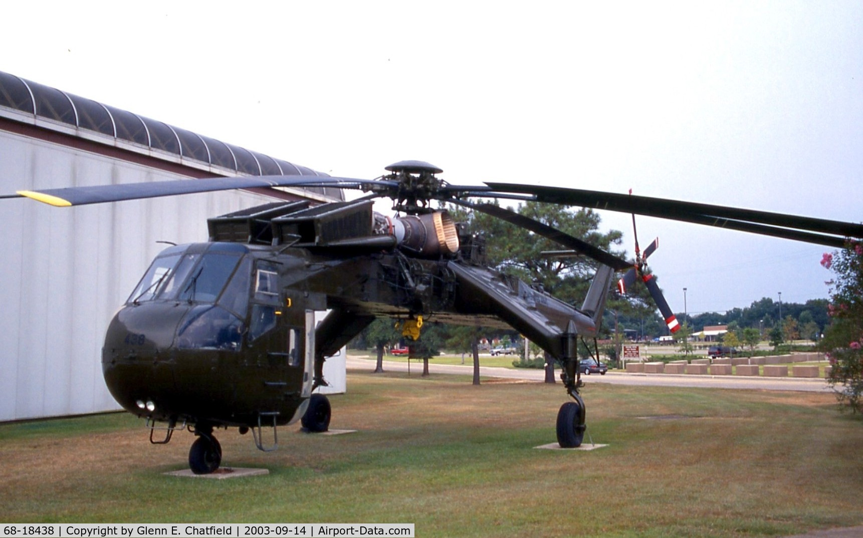 68-18438, 1968 Sikorsky CH-54A Tarhe C/N 64.040, CH-54A at the Army Aviation Museum