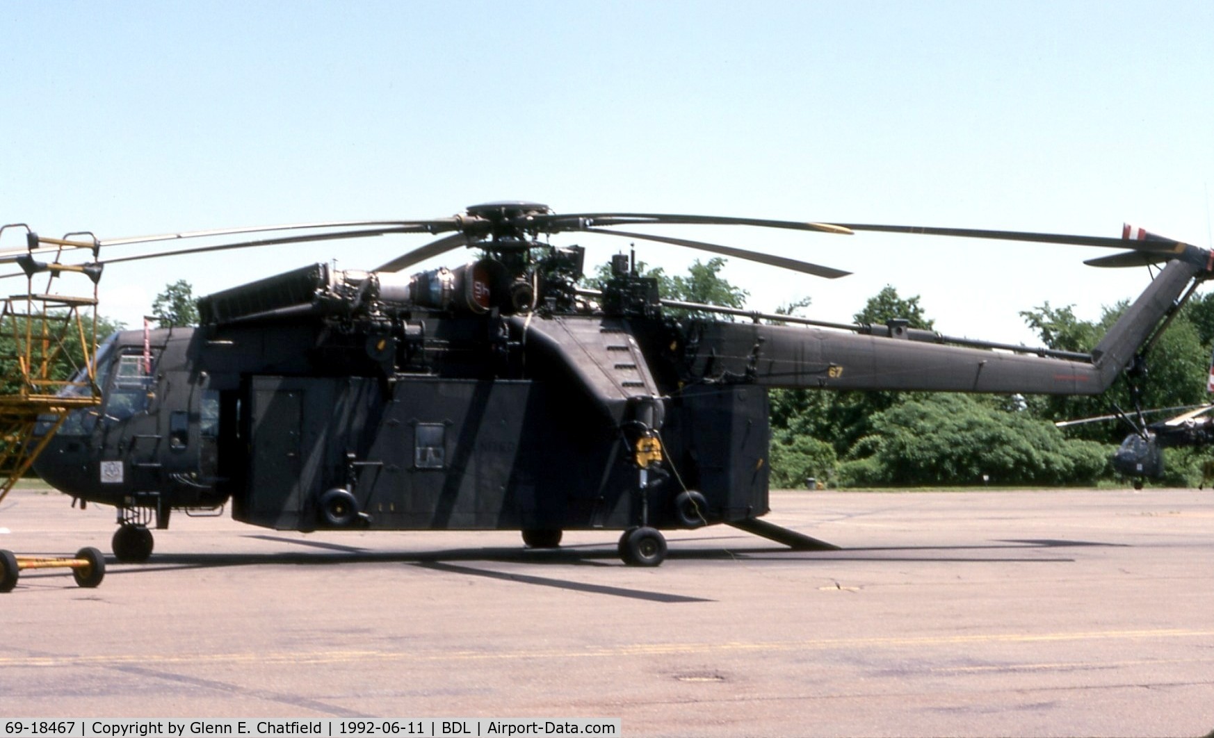 69-18467, 1969 Sikorsky CH-54B Tarhe C/N 64-074, CH-54B 69-18467 when still active with the Army
