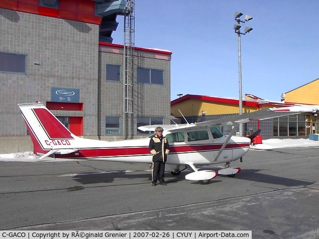 C-GACO, 1971 Cessna 172L C/N 17259531, Un voyage rÃ©cent Ã  l'aÃ©roport de Rouyn-NorandaCYUY