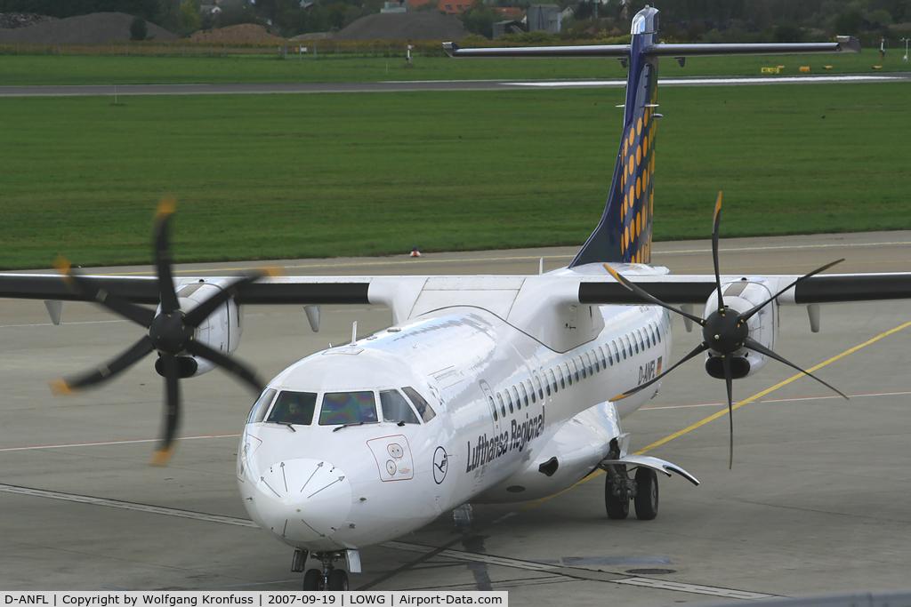 D-ANFL, 2001 ATR 72-212A C/N 668, opf LH from/to Munich