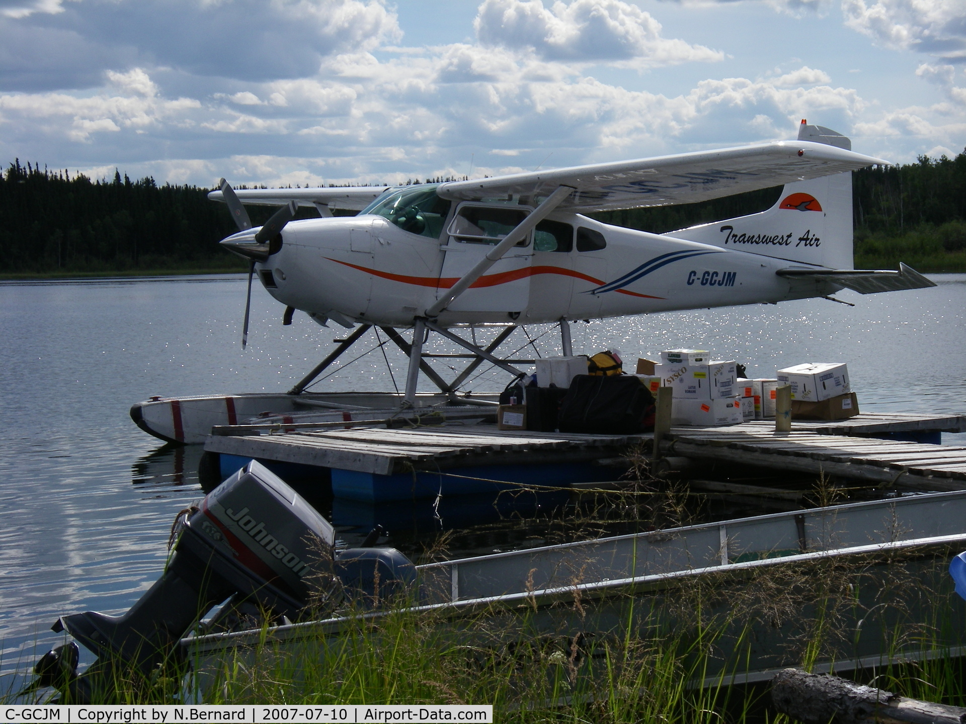 C-GCJM, 1979 Cessna A185F Skywagon 185 C/N 18503955, A freight haul to a fishing lodge on Lake Athabaska