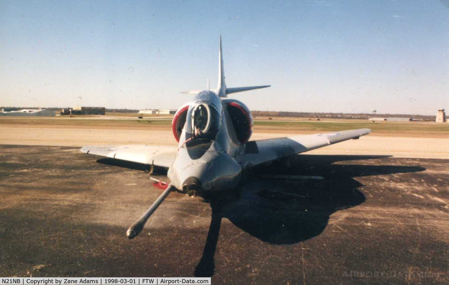 N21NB, 1959 Douglas A-4B Skyhawk (A4D-2) C/N 12257, Ran off the runway at Meacham Field - NTSB report - http://www.ntsb.gov/ntsb/brief.asp?ev_id=20001211X09551&key=1
