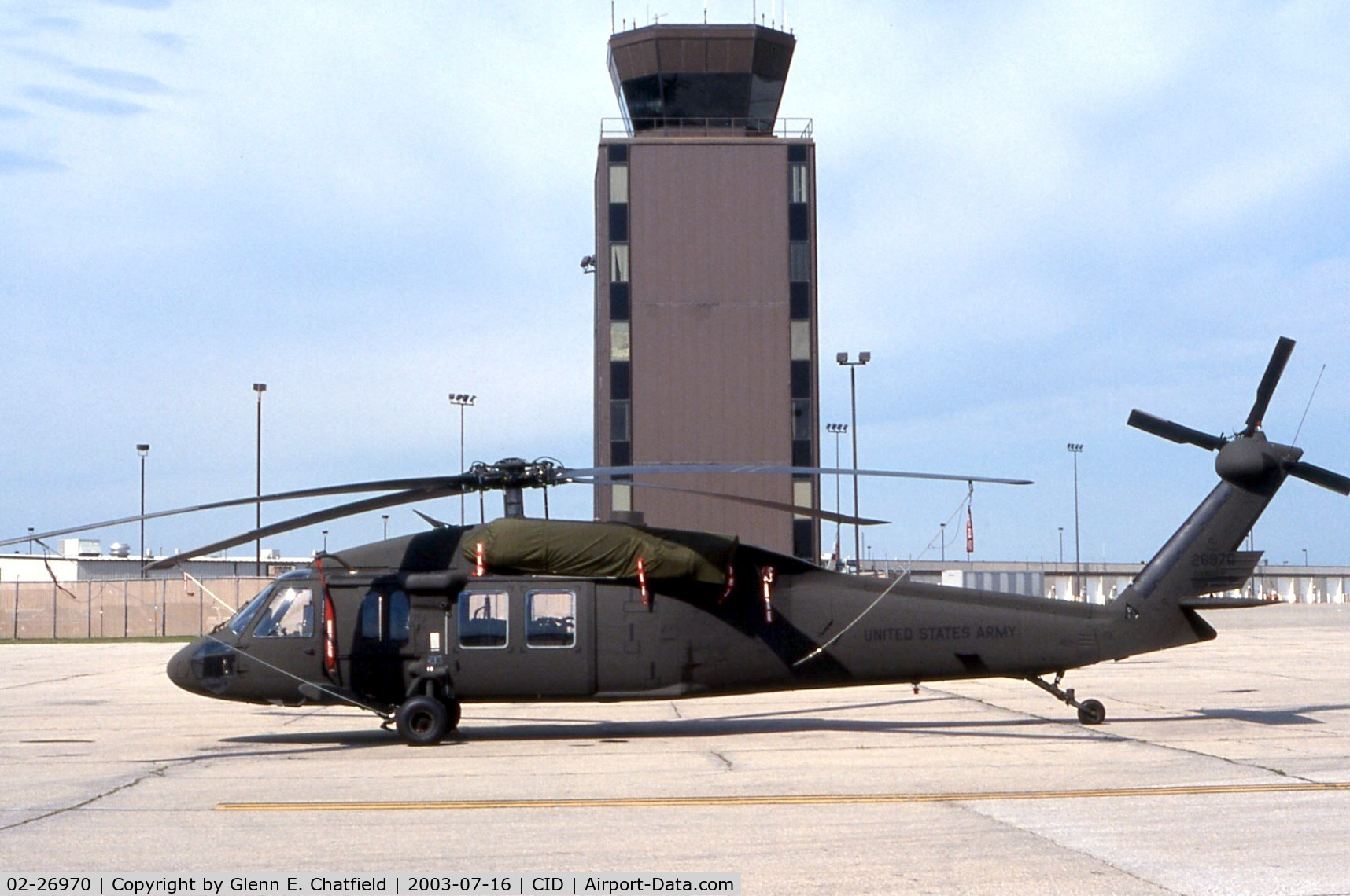02-26970, 2002 Sikorsky UH-60L Black Hawk C/N 702782, UH-60L stopping over