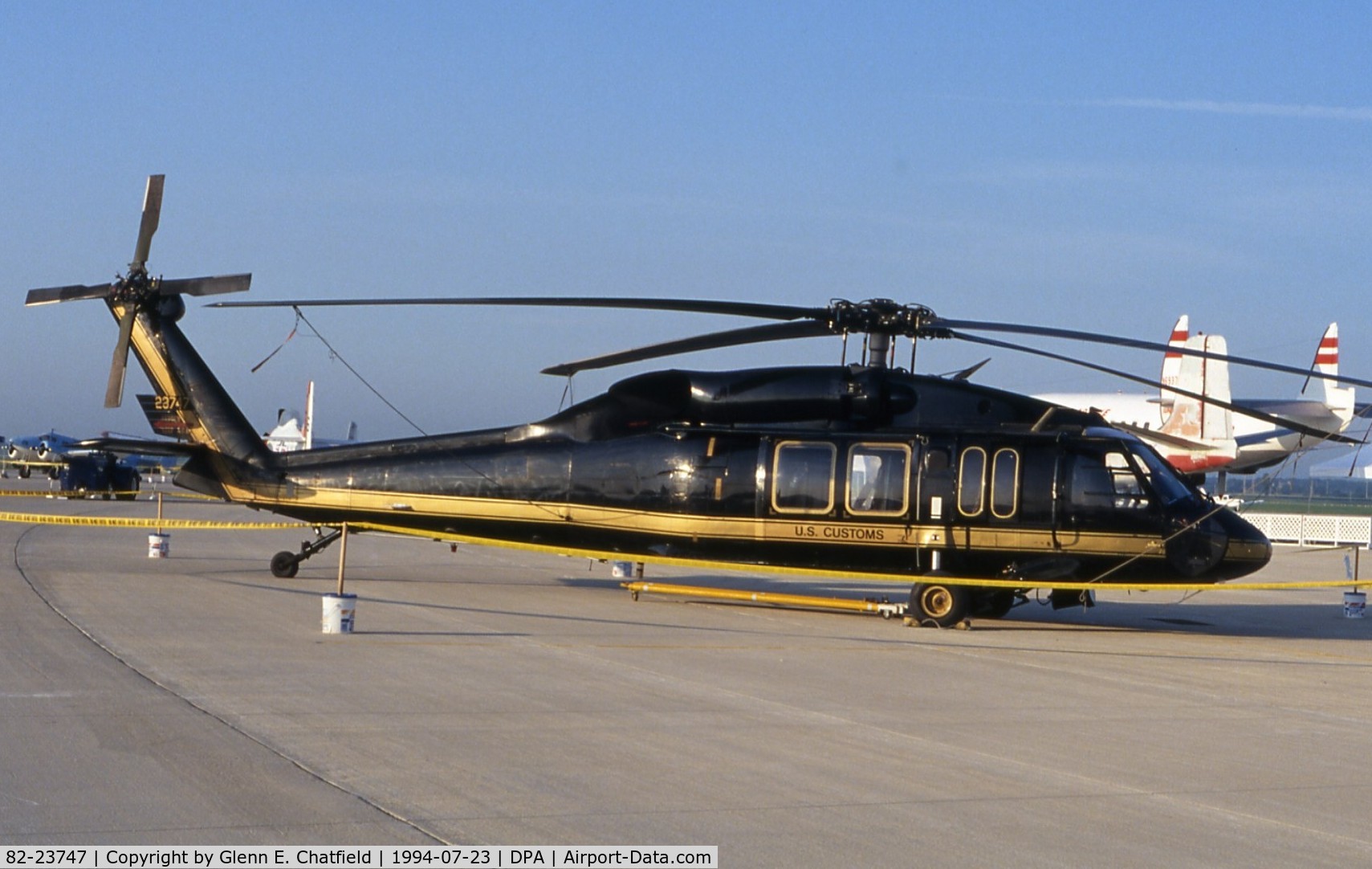82-23747, Sikorsky UH-60A Black Hawk C/N 70.570, U.S. Customs UH-60A in for an air show