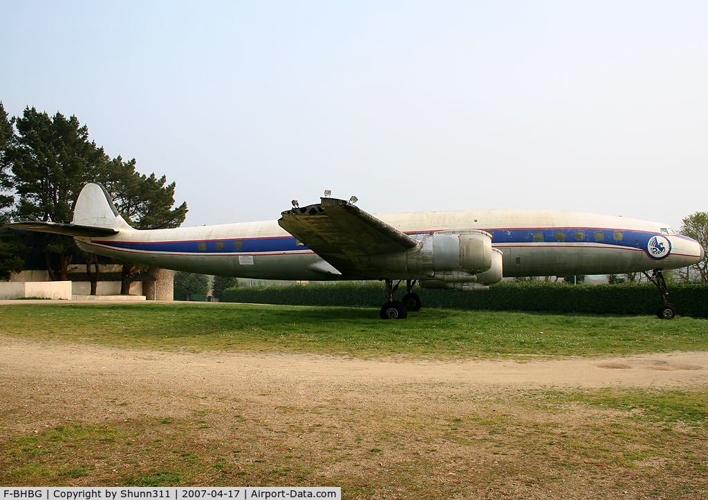 F-BHBG, 1955 Lockheed L-1049G Super Constellation C/N 4626, Preserved in a small town named Ploneis near Quimper