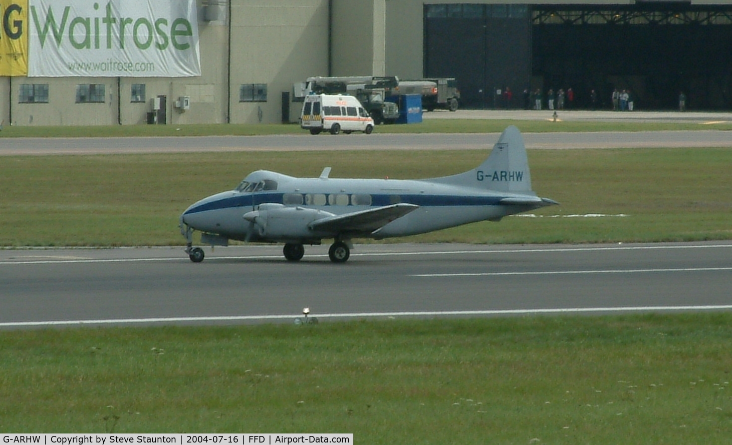 G-ARHW, 1961 De Havilland DH-104 Dove 8 C/N 04512, Royal International Air Tattoo 2004