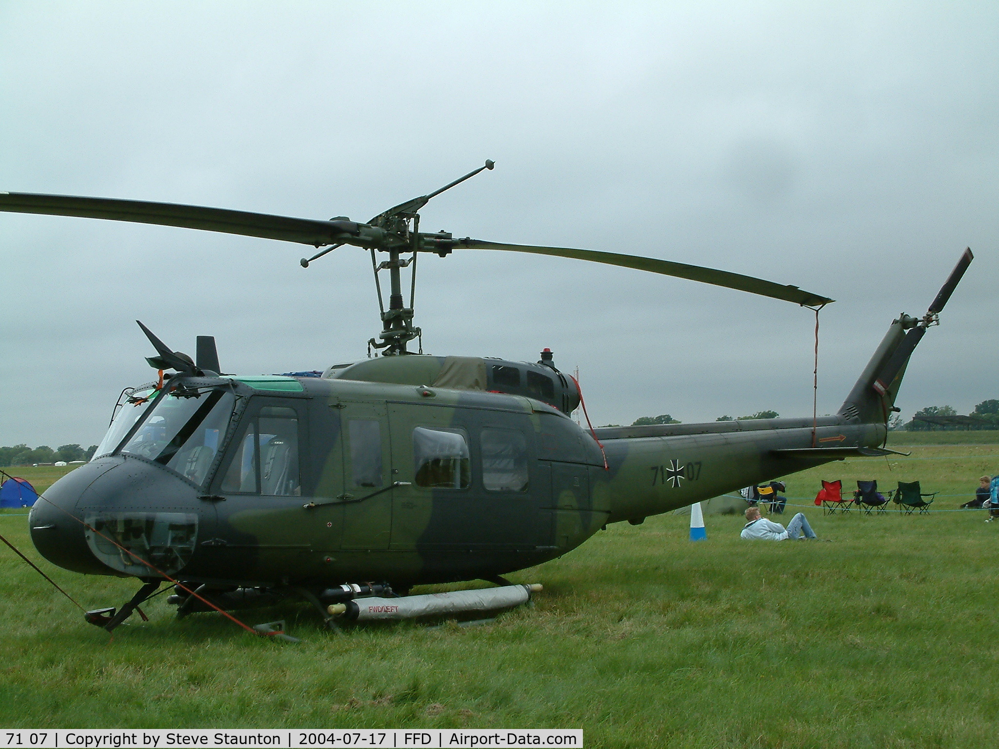 71 07, Bell (Dornier) UH-1D Iroquois (205) C/N 8167, Royal International Air Tattoo 2004