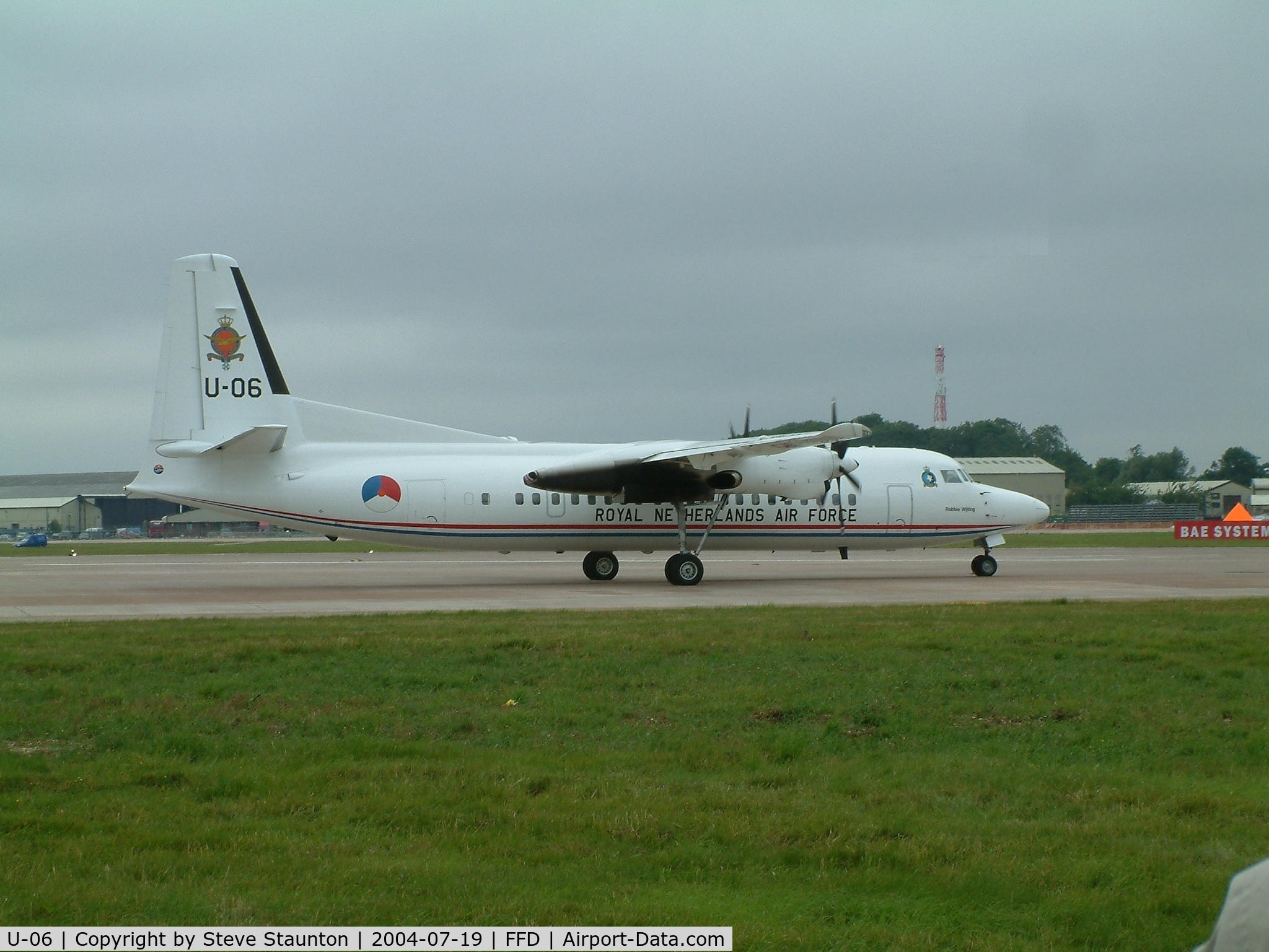 U-06, 1993 Fokker 50 C/N 20287, Royal International Air Tattoo 2004