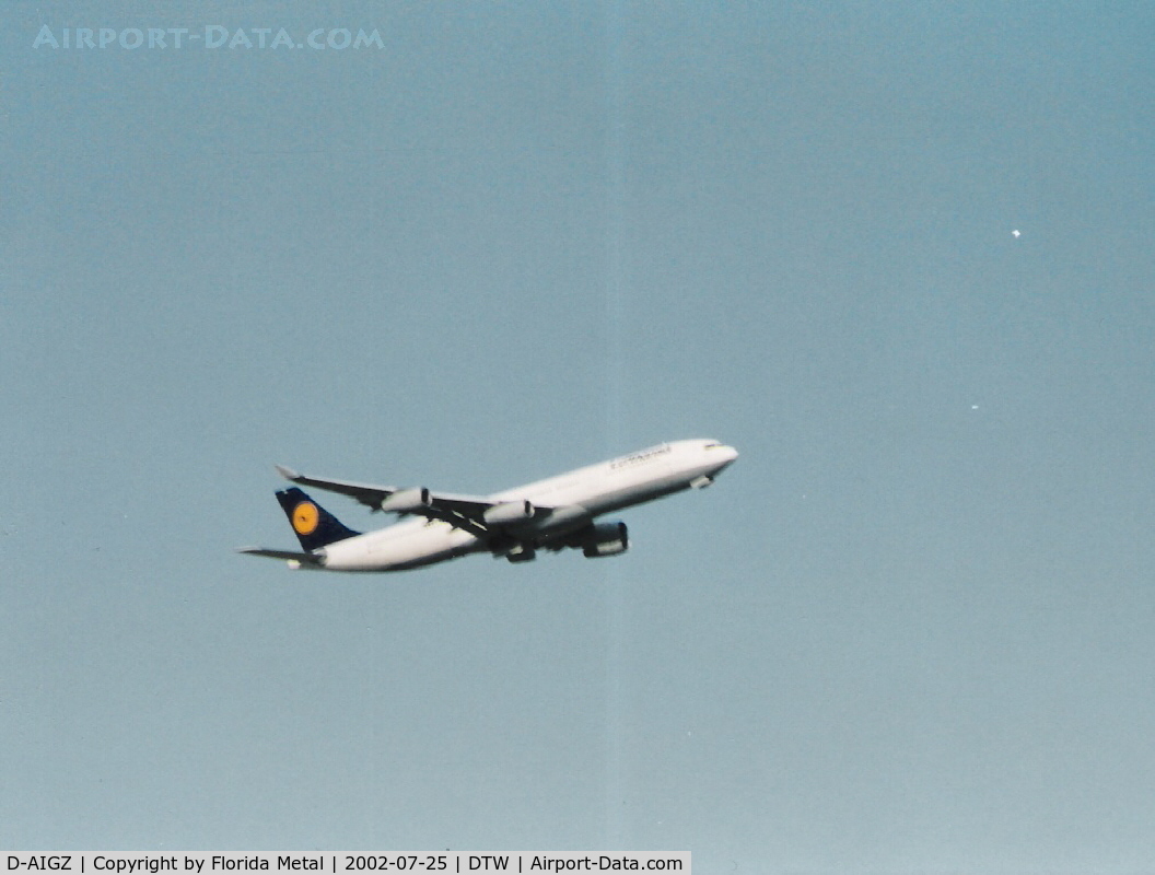 D-AIGZ, 2000 Airbus A340-313 C/N 347, Lufthansa