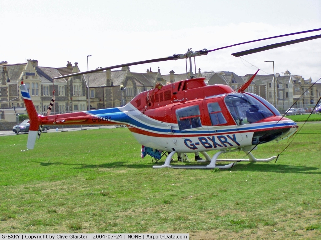 G-BXRY, 1968 Bell 206B JetRanger II C/N 208, Previous ID: N4054G - Annual 'Heliday' fly-in on the Sea Front, Weston-super-Mare