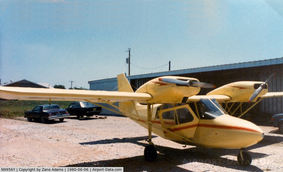 N9956Y, 1963 Champion 402 C/N 402-14, At former Mangham Airport, North Richland Hills, TX