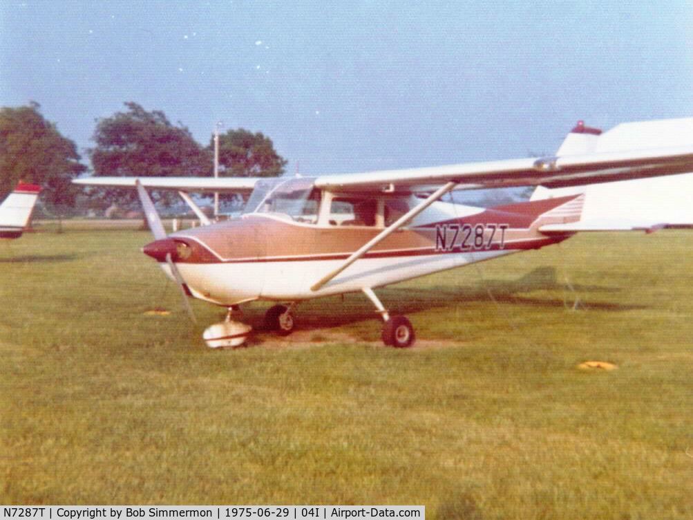 N7287T, 1959 Cessna 172A C/N 46887, Riley Johnson's 172 at Columbus SW in the mid-1970's.