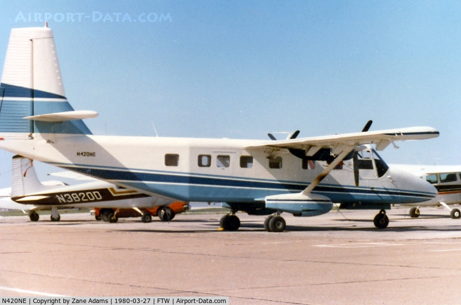 N420NE, GAF N24A Nomad C/N N24A-78, On the ramp at Meacham Field