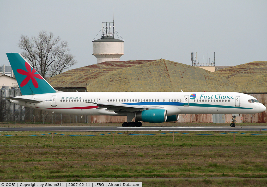 G-OOBI, 1993 Boeing 757-2B7 C/N 27146, Taxiing holding point rwy 32R