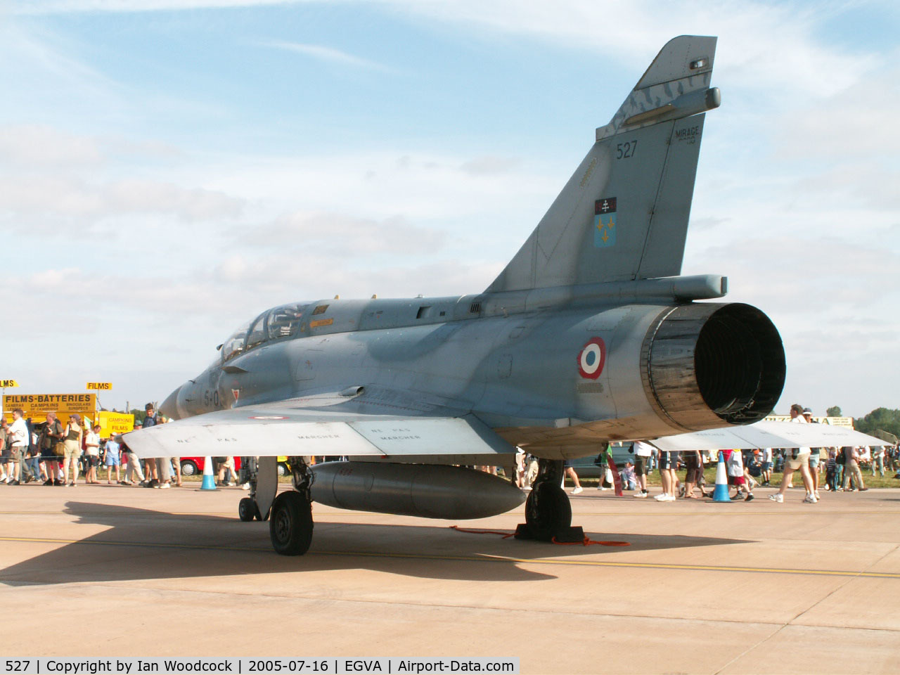 527, Dassault Mirage 2000B C/N 409, Dassault Mirage 2000B/French AF/Fairford 2005