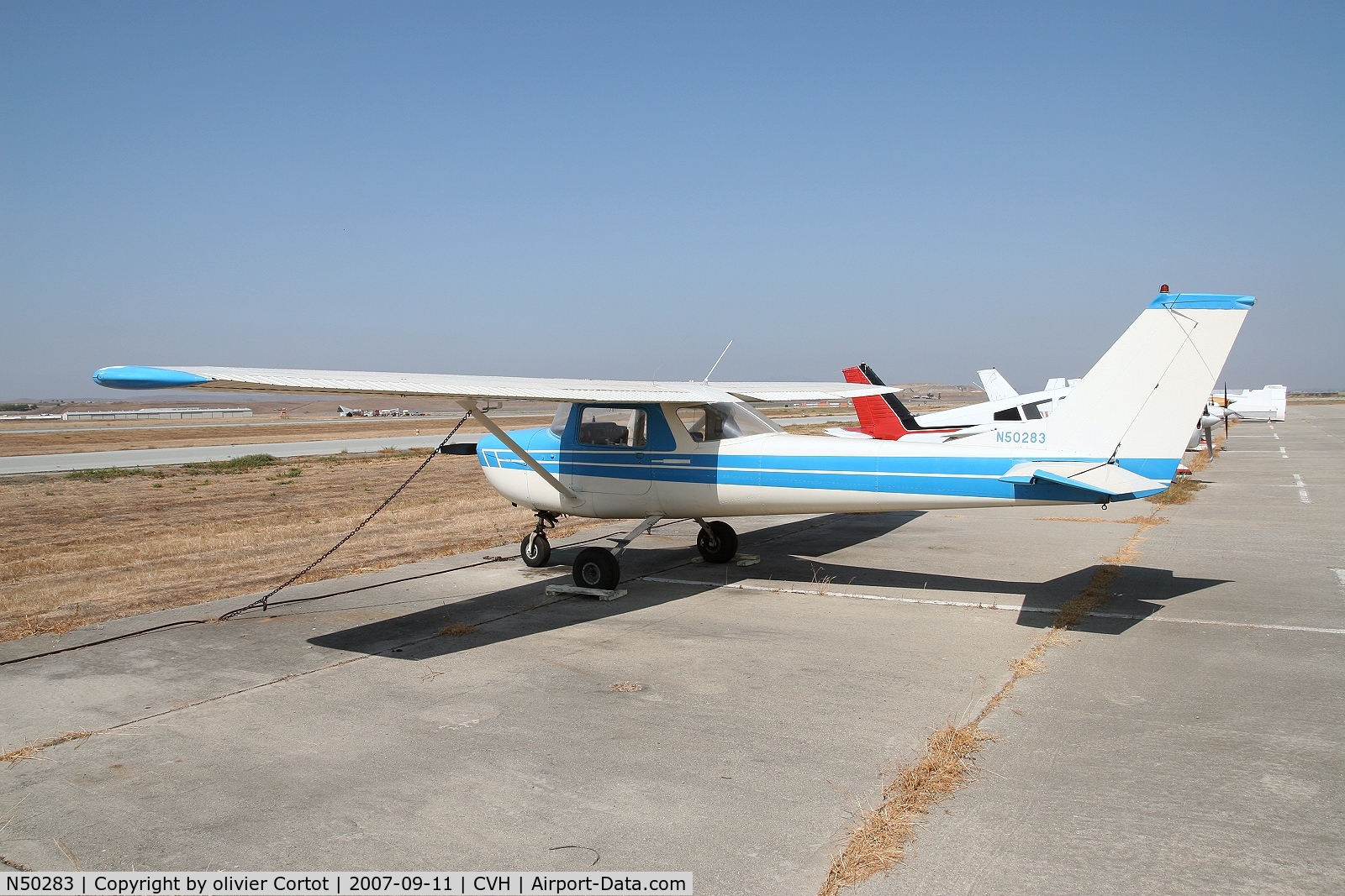 N50283, 1968 Cessna 150H C/N 15069194, sunny californian Hollister airport !
