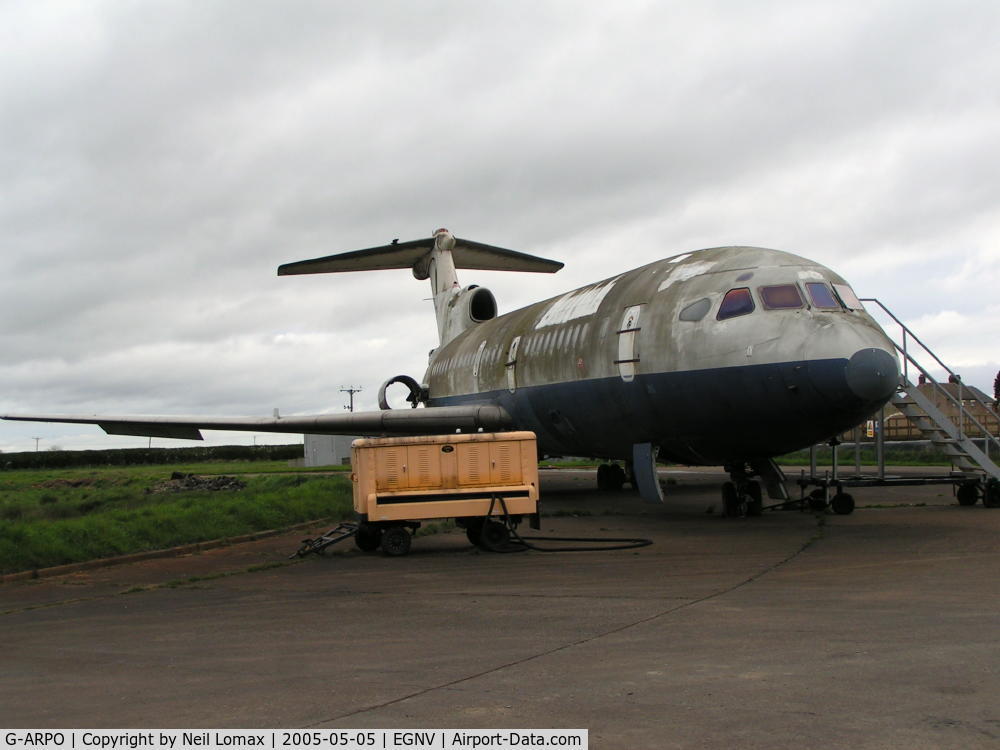 G-ARPO, 1965 Hawker Siddeley HS-121 Trident 1C C/N 2116, On the training ground.