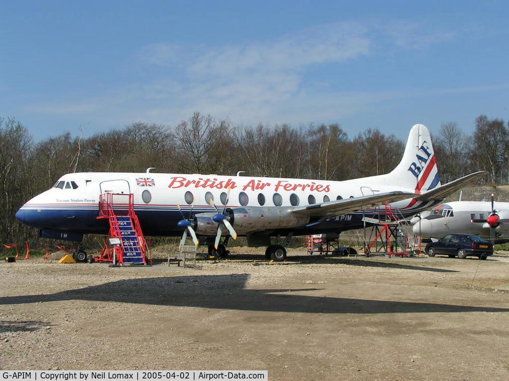 G-APIM, 1958 Vickers Viscount 806 C/N 412, Preserved at Brooklands.