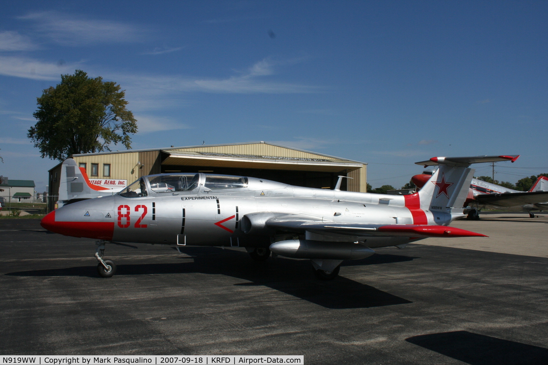 N919WW, 1967 Aero L-29 DELFIN C/N 792383, L-29