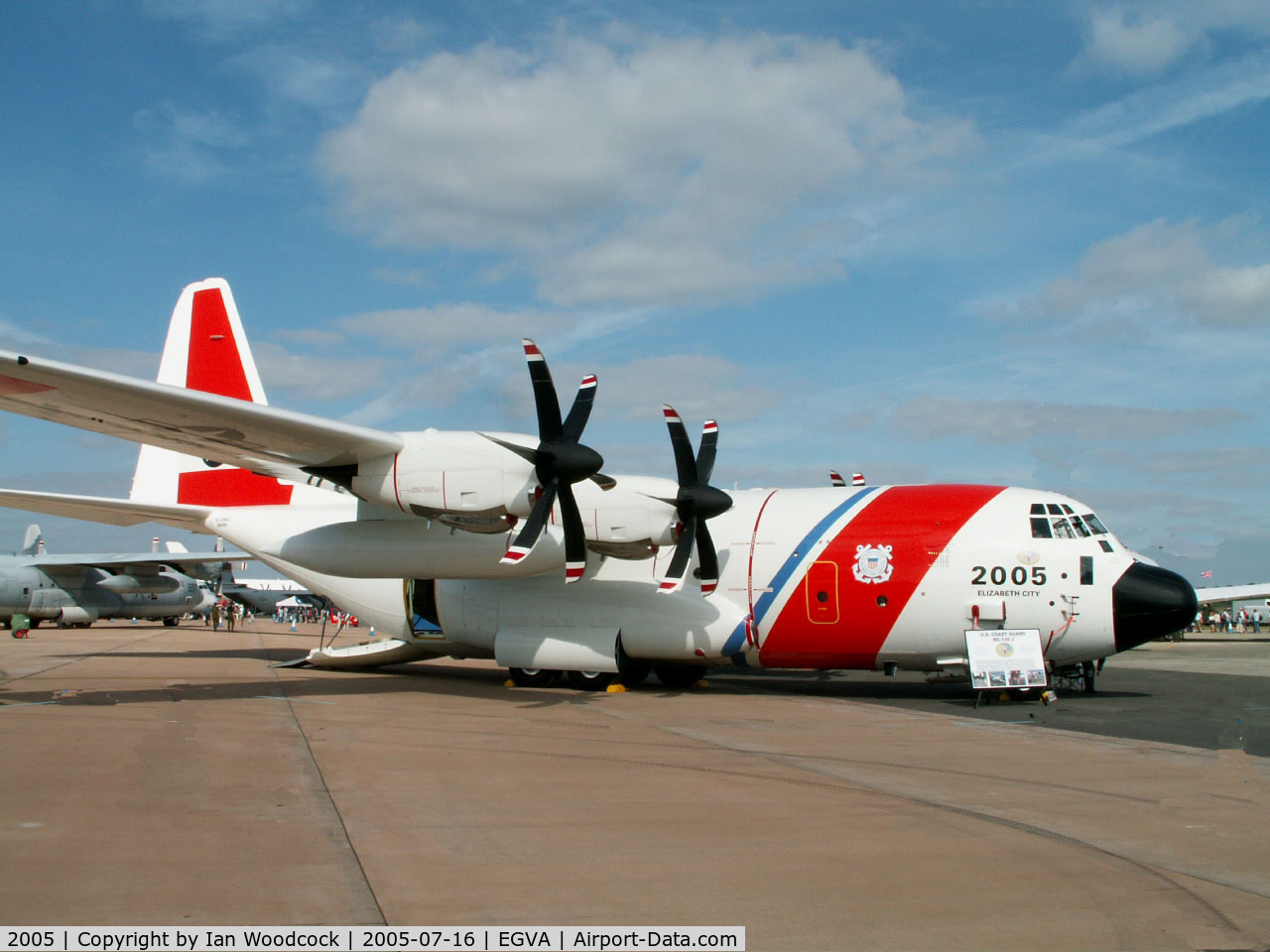 2005, 2003 Lockheed Martin HC-130J Hercules C/N 382-5541, Lockheed HC-130J/USCG Elizabeth City/Fairford 2005