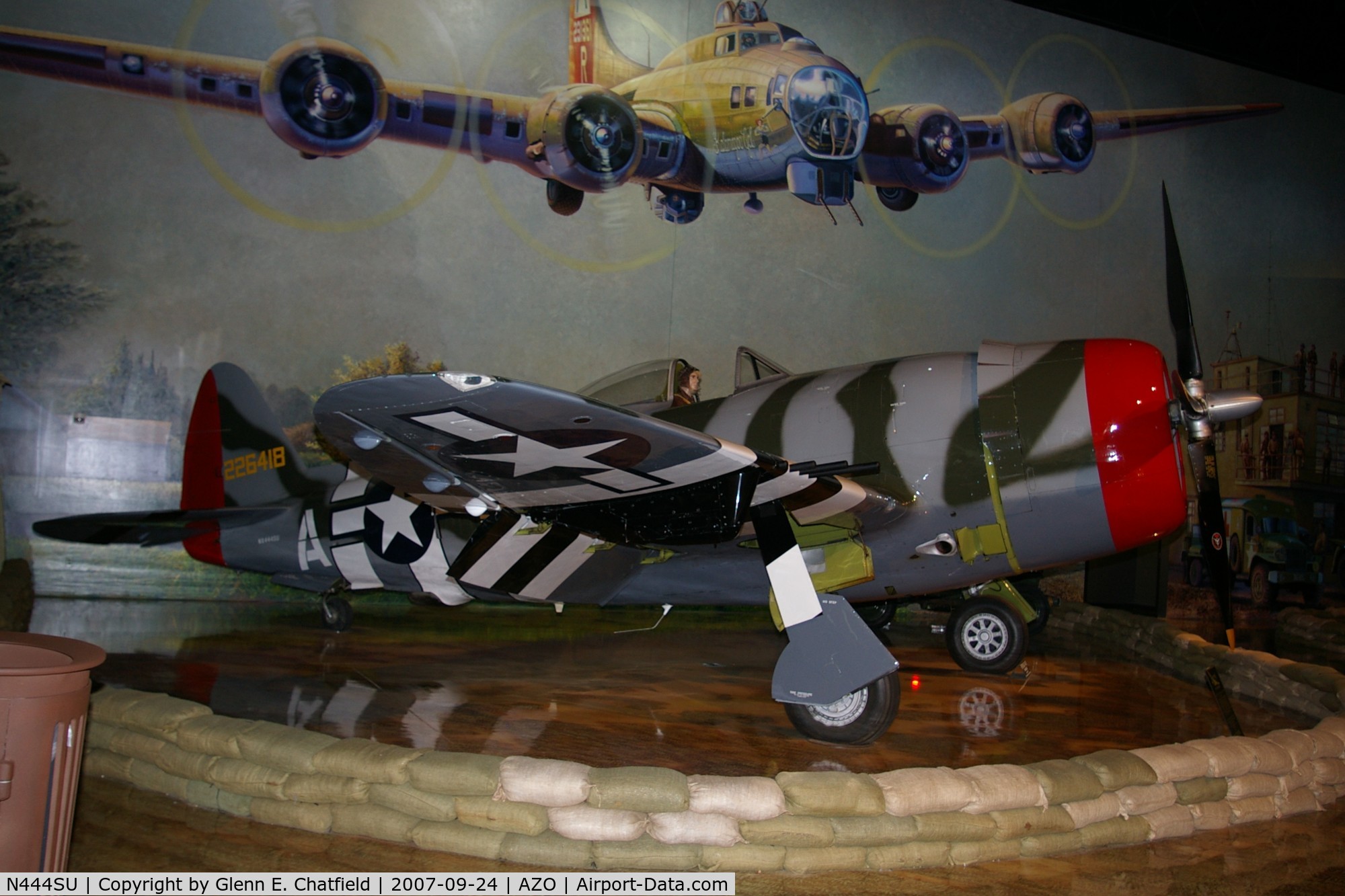 N444SU, 1944 Republic P-47D Thunderbolt C/N 399-55720, At the Kalamazoo Air Zoo