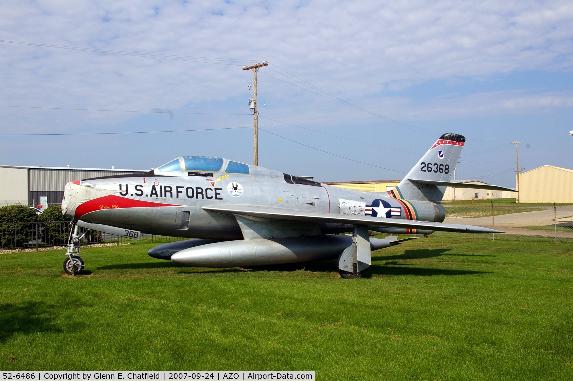 52-6486, 1952 Republic F-84F-35-RE Thunderstreak C/N Not found 52-6486, At the Kalamazoo Air Zoo