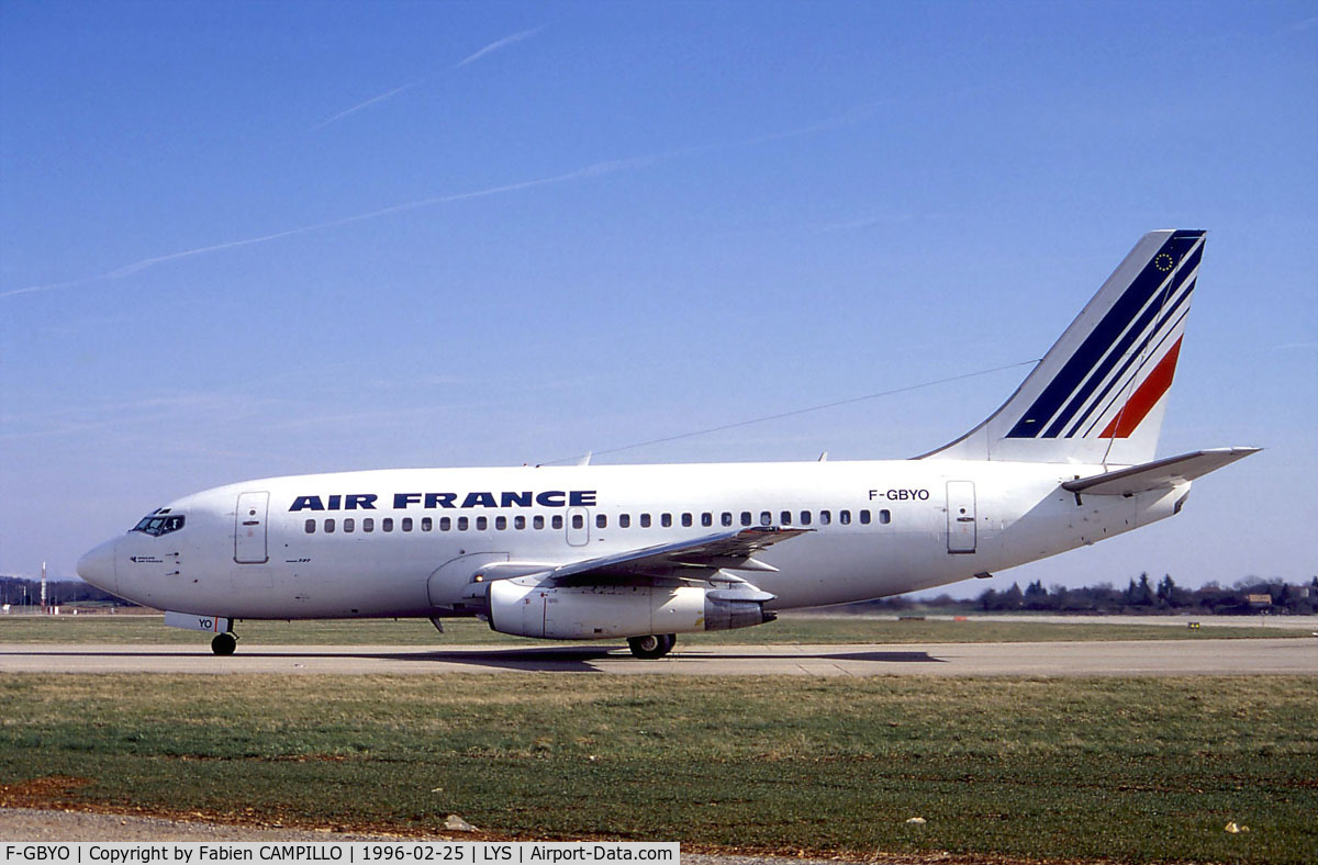 F-GBYO, 1986 Boeing 737-228 C/N 23504, Air France