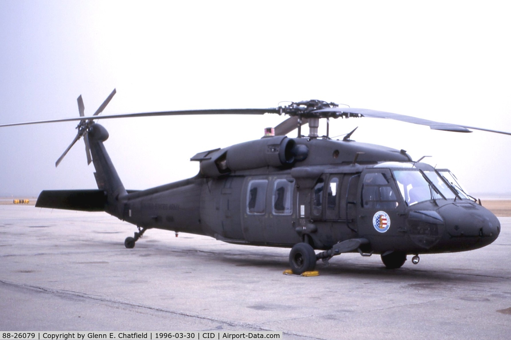 88-26079, 1988 Sikorsky UH-60A Black Hawk C/N 70.1312, Just stopping over