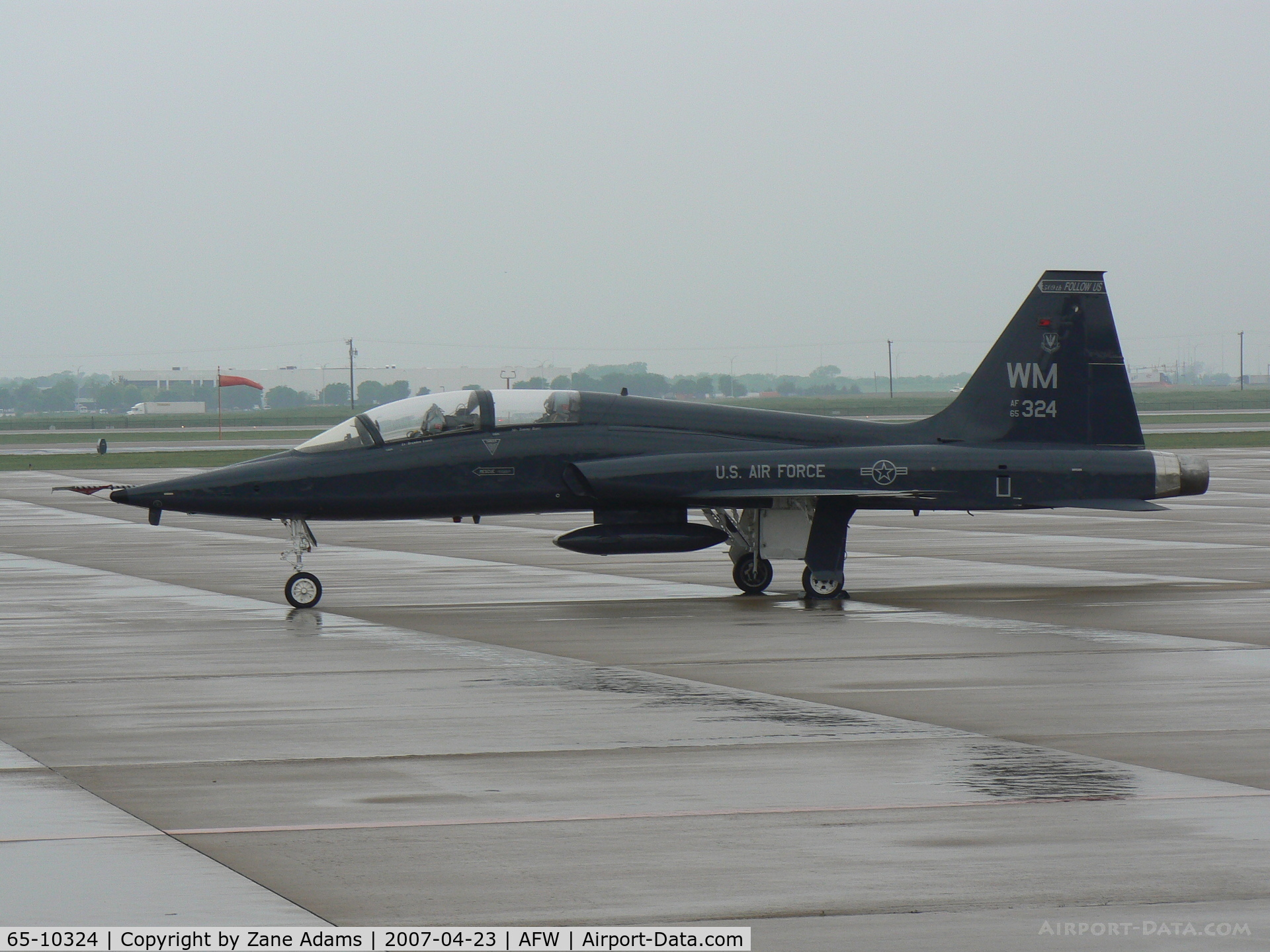 65-10324, 1965 Northrop T-38A-60-NO C/N N.5743, 509th BW, 394th CTS, Whiteman AFB, on the ramp at Alliance Ft. Worth, TX