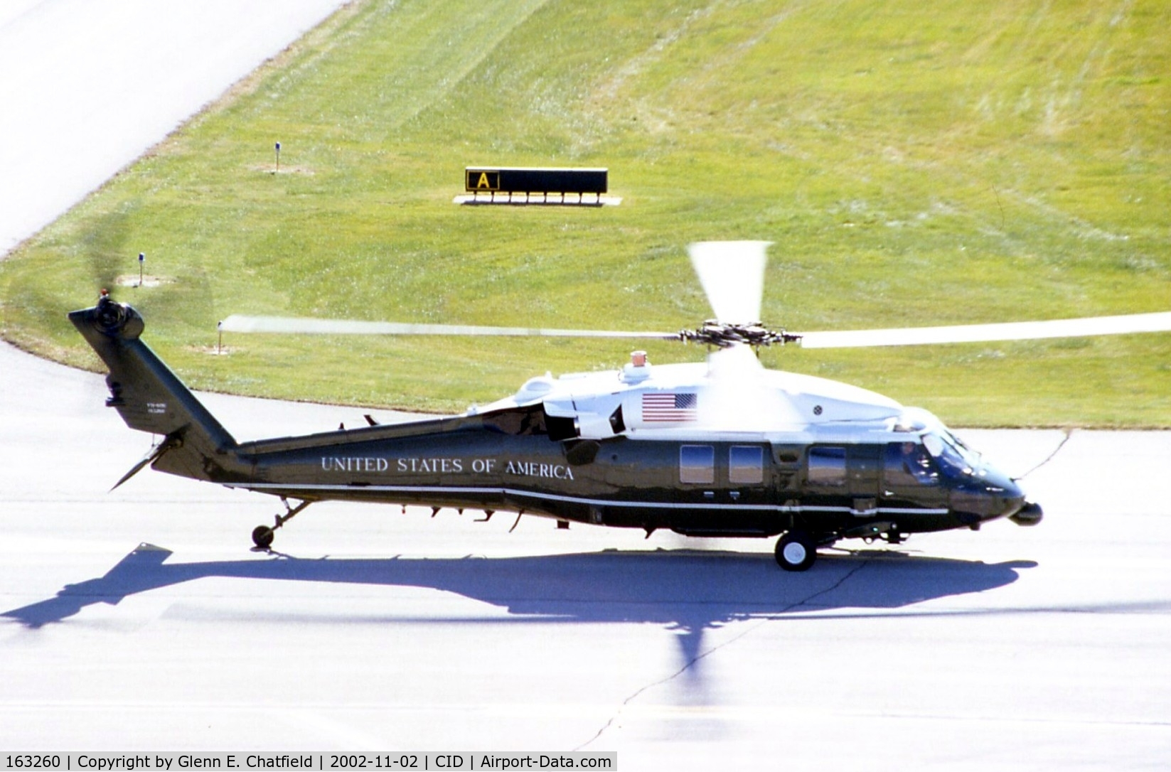 163260, 1988 Sikorsky VH-60N Whitehawk C/N 70-1078, Marine One in for a presidential visit