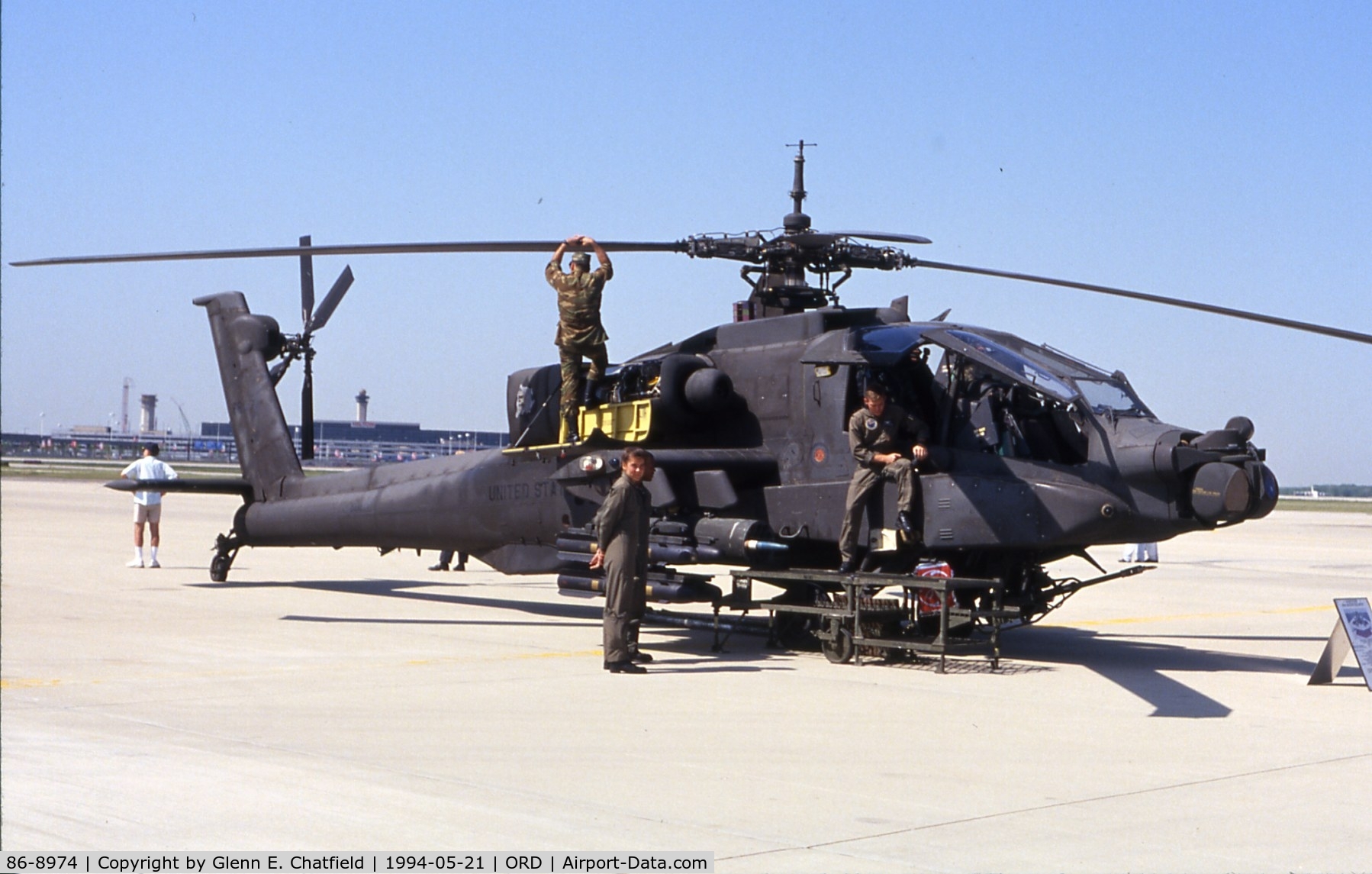 86-8974, 1986 McDonnell Douglas AH-64A Apache C/N PV.344, AH-64A at the AFR/ANG open house