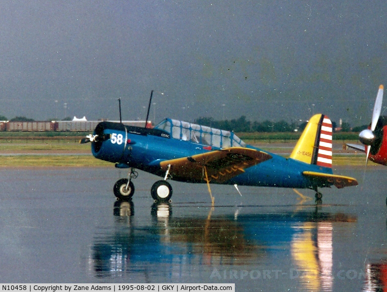 N10458, 1941 Consolidated Vultee BT-13A C/N 2775, Freedom Tour stop 1995