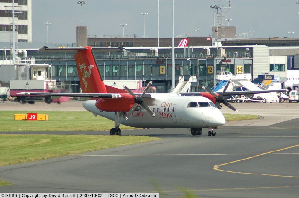 OE-HBB, 2000 De Havilland Canada DHC-8-402 Dash 8 C/N 541, Euromanx - Taxiing