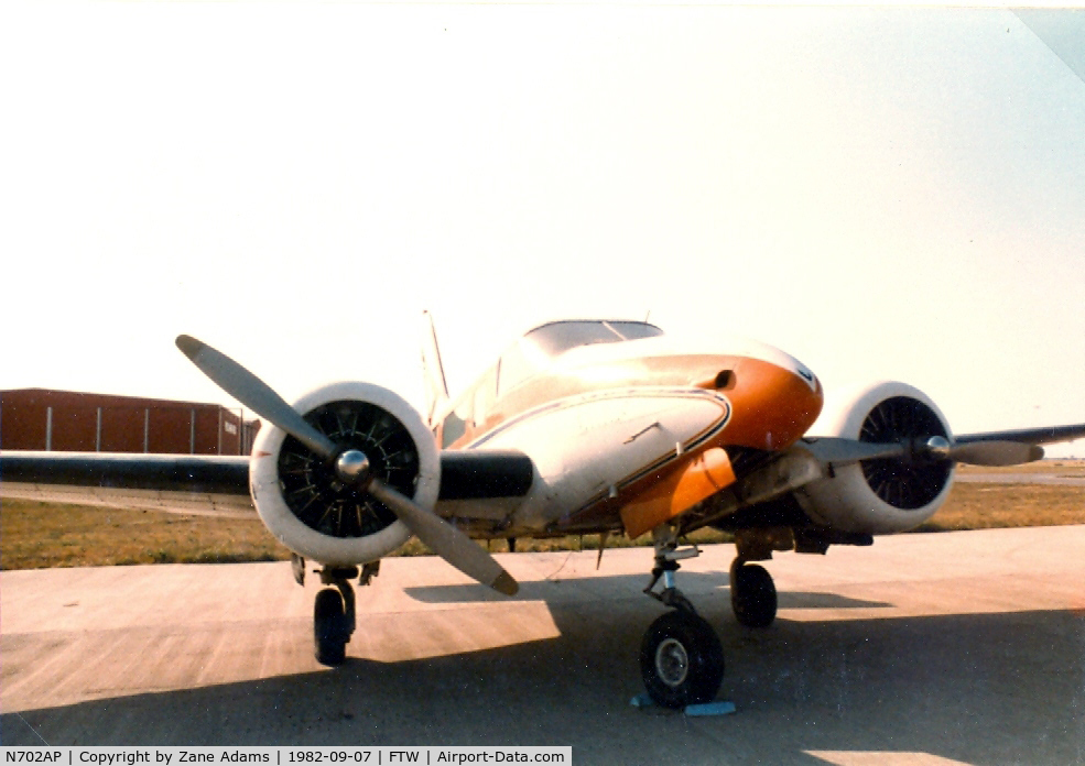 N702AP, Beech Volpar Tradewinds C45H C/N 0000, On the ramp at Meacham Field